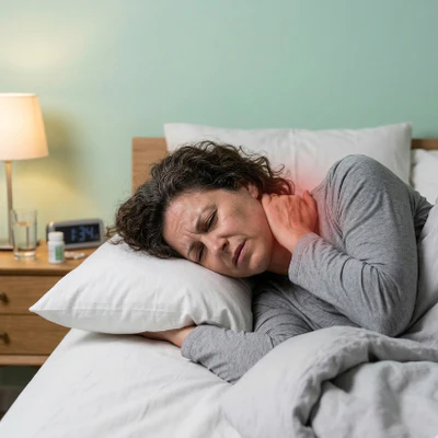 Troubles du sommeil dus à des douleurs cervicales